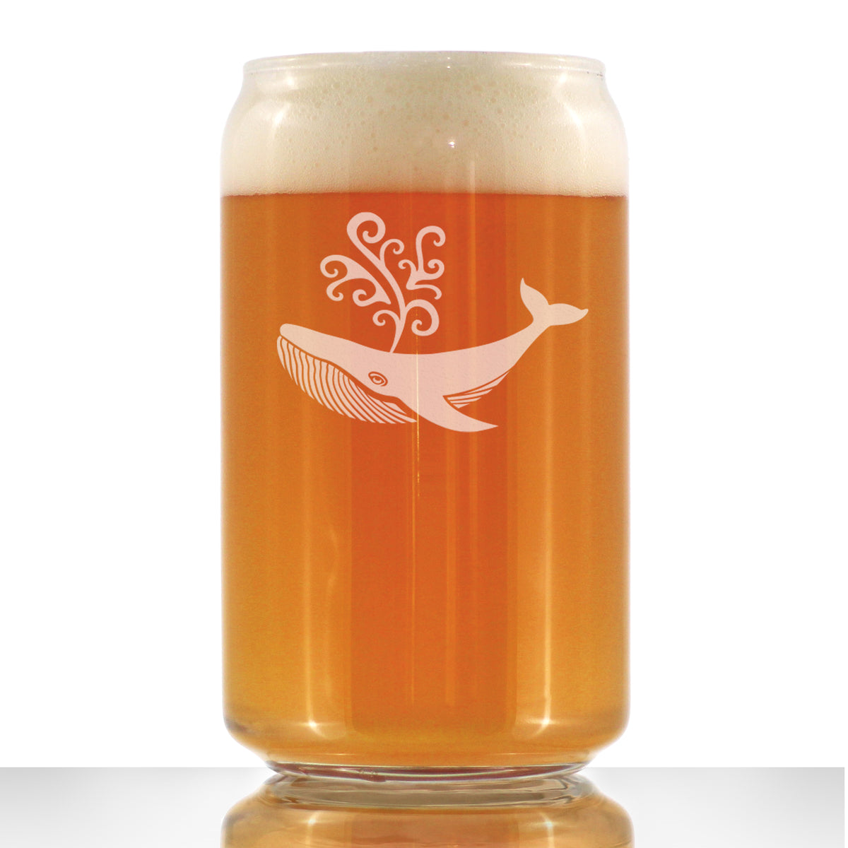 Whale - 16 Ounce Beer Can Pint Glass
