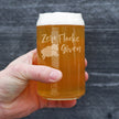 Zero Flocks Given Sheep Beer Can Pint Glass Gift - Fun Farm Animal Gifts for Men & Women - Cute Lamb Decor