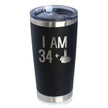 34 + 1 Middle Finger - 20 oz Coffee Tumbler