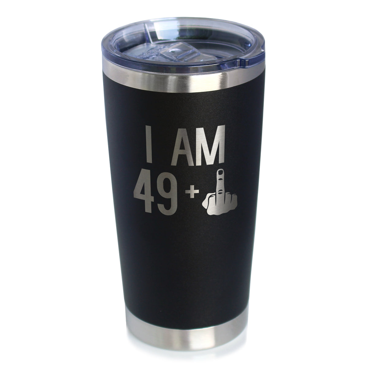 49 + 1 Middle Finger - 20 oz Coffee Tumbler