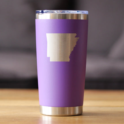 Arkansas State Outline - 20 oz Coffee Tumbler