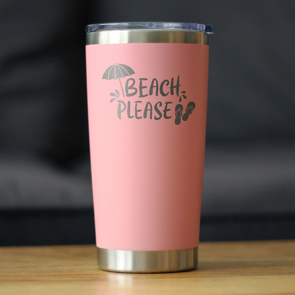 Beach Please - 20 oz Coffee Tumbler