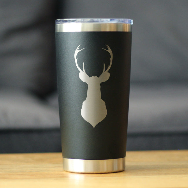 Deer Head - 20 oz Coffee Tumbler