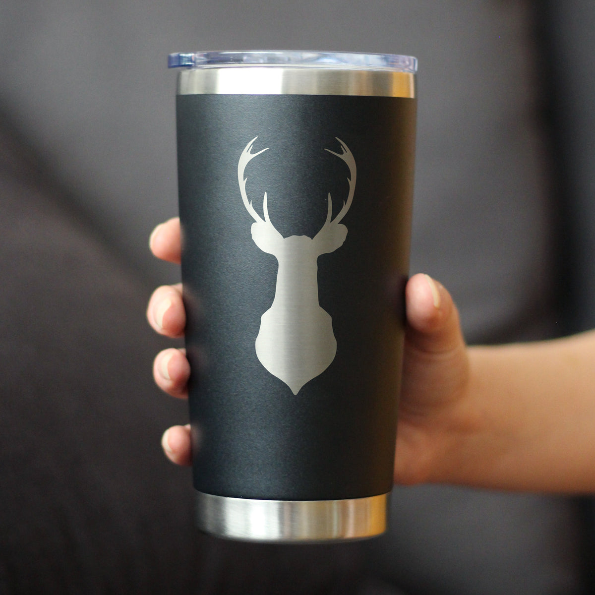 Deer Head - 20 oz Coffee Tumbler