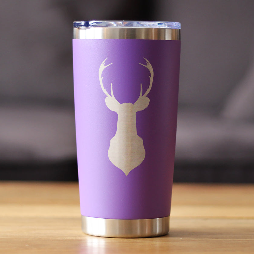 Deer Head - 20 oz Coffee Tumbler