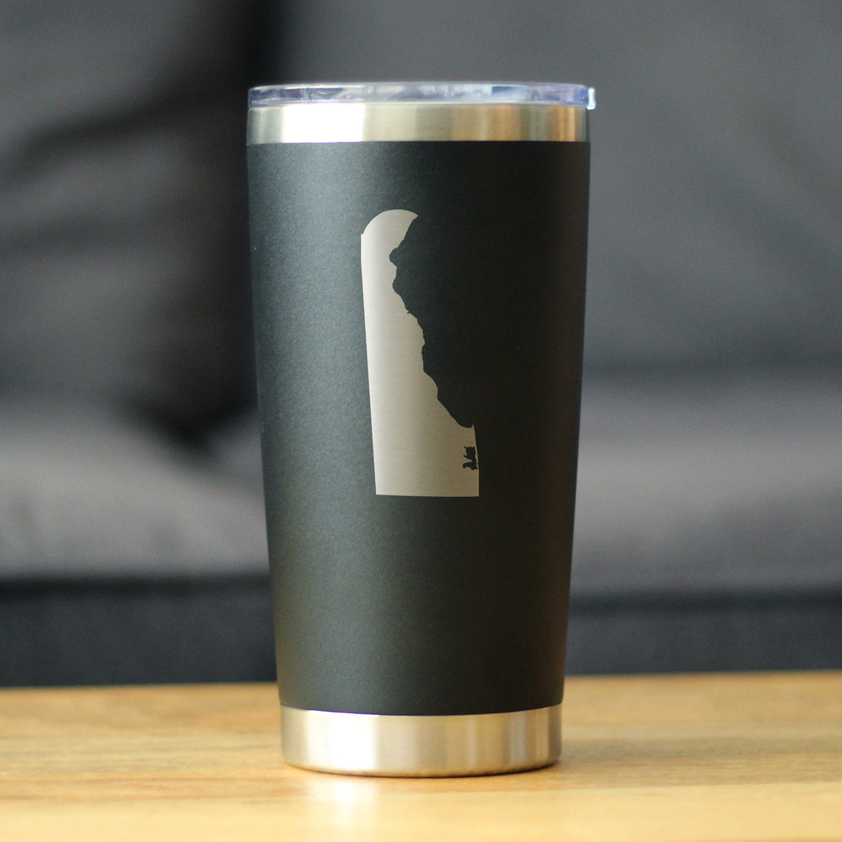Delaware State Outline - 20 oz Coffee Tumbler