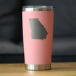 Georgia State Outline - 20 oz Coffee Tumbler