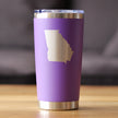 Georgia State Outline - 20 oz Coffee Tumbler