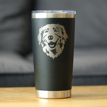 NEW Golden Retriever Face - 20oz Coffee Tumbler