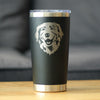 NEW Golden Retriever Face - 20oz Coffee Tumbler