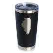 Illinois State Outline - 20 oz Coffee Tumbler