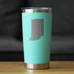Indiana State Outline - 20 oz Coffee Tumbler
