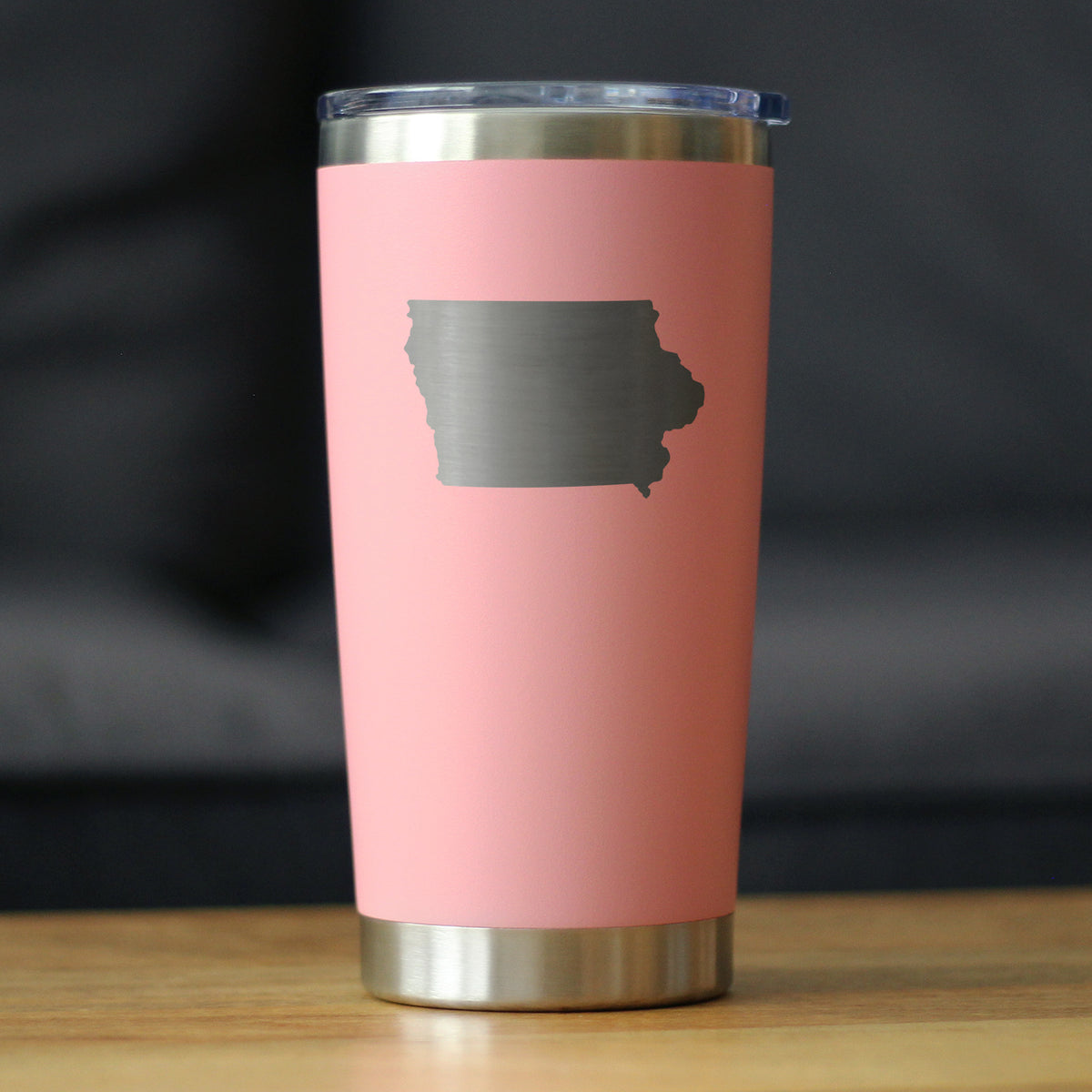 Iowa State Outline - 20 oz Coffee Tumbler