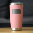 Kansas State Outline - 20 oz Coffee Tumbler