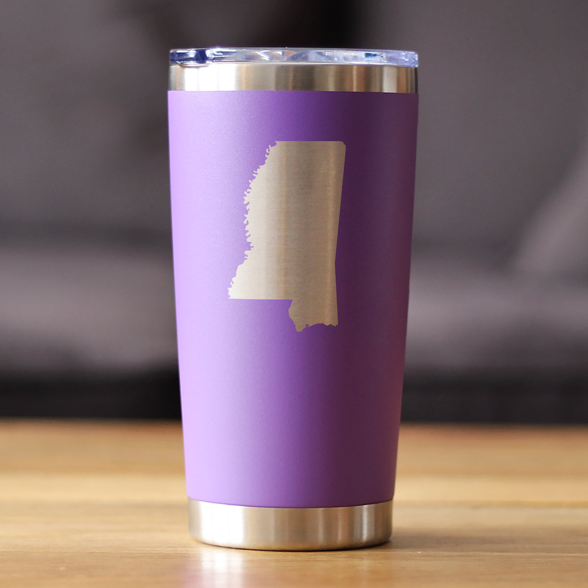 Mississippi State Outline - 20 oz Coffee Tumbler