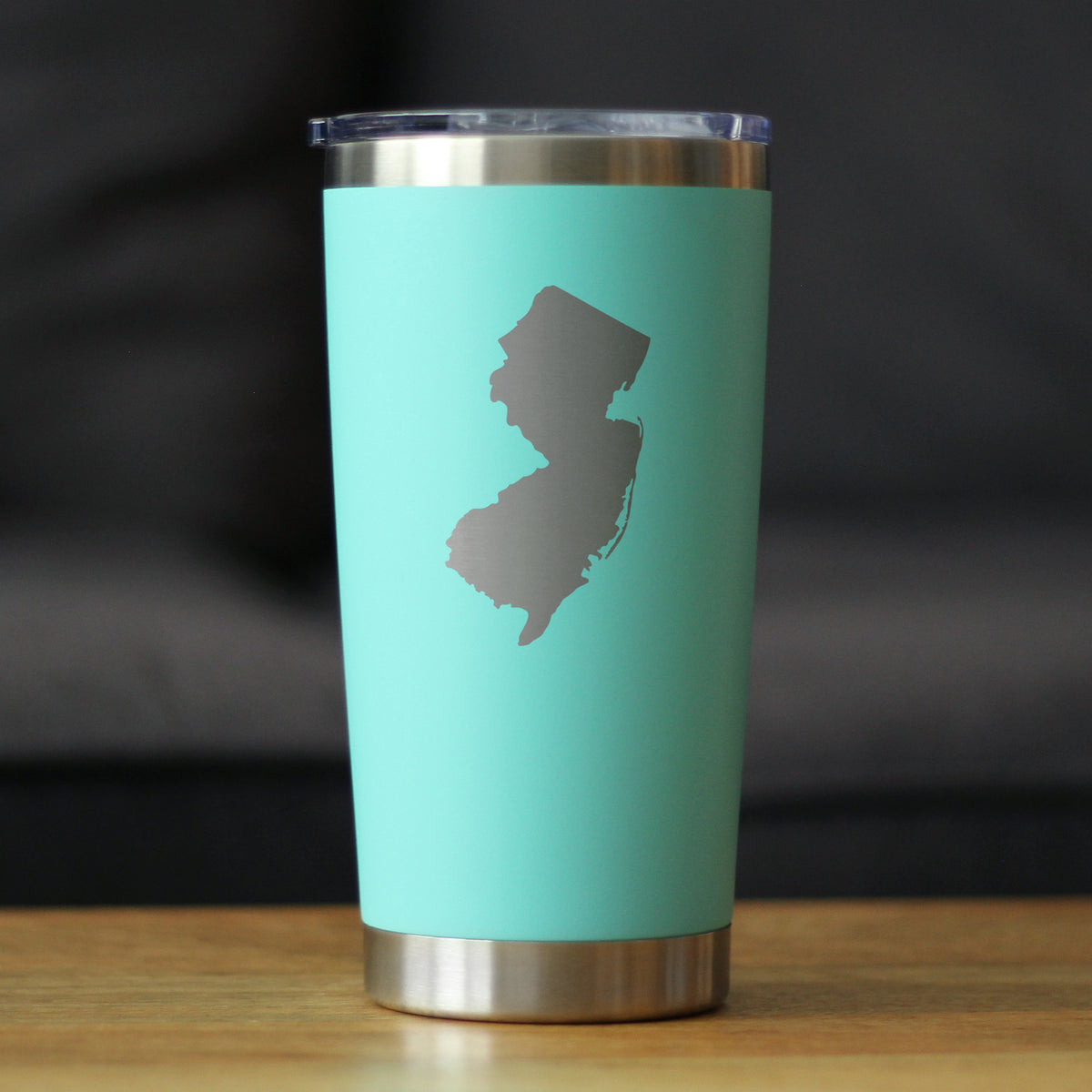 New Jersey Sate Outline - 20 oz Coffee Tumbler