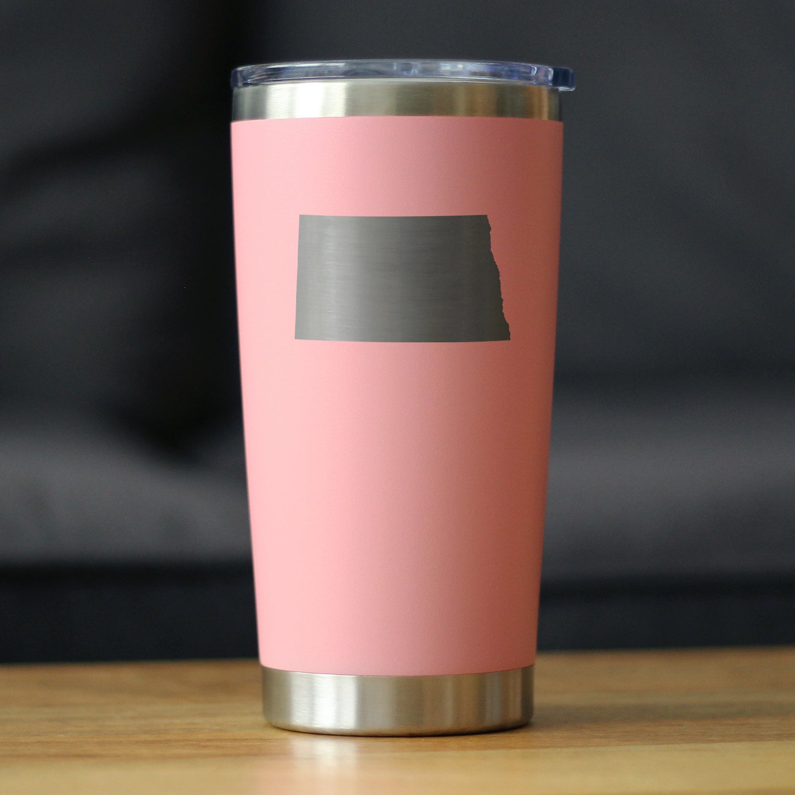 North Dakota State Outline - 20 oz Coffee Tumbler