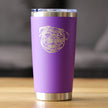 Pug - Insulated Coffee Tumbler Cup with Sliding Lid - Stainless Steel Insulated Mug - Cute Pug Themed Gift for Men and Women
