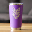 Welsh Corgi Face - 20 oz Coffee Tumbler