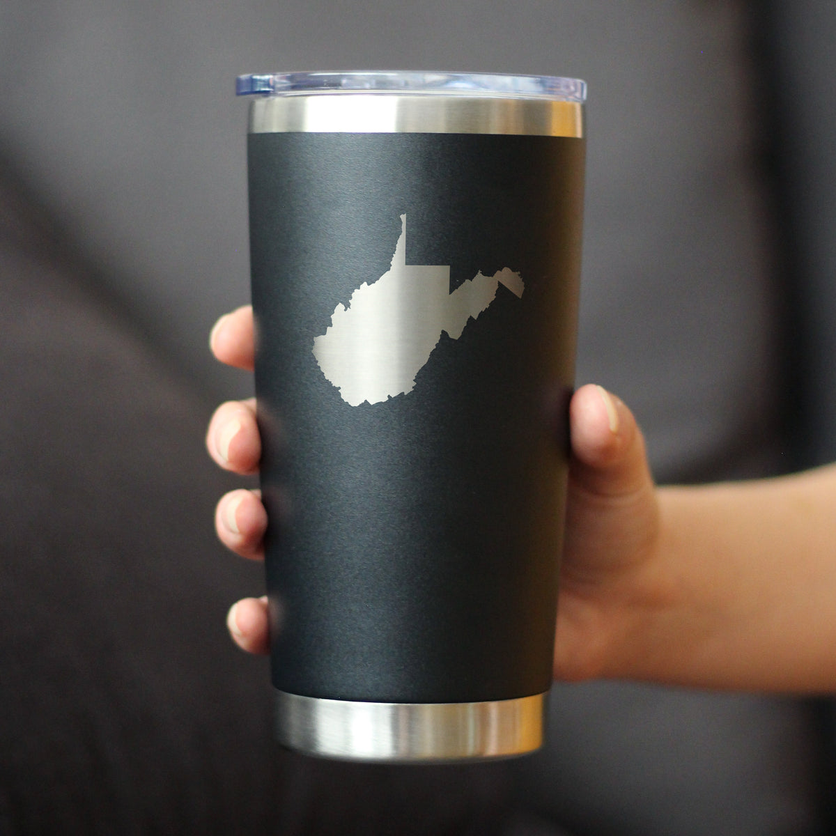 West Virginia State Outline - 20 oz Coffee Tumbler