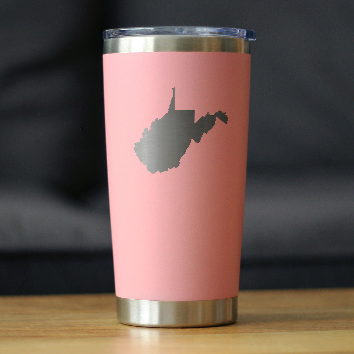 West Virginia State Outline - 20 oz Coffee Tumbler