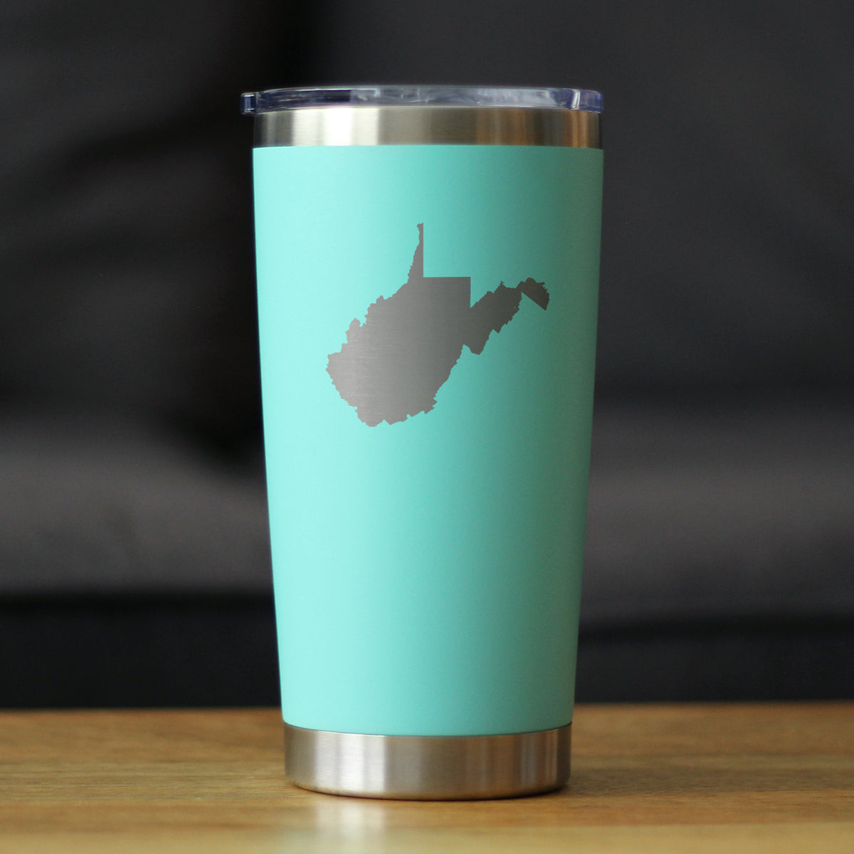 West Virginia State Outline - 20 oz Coffee Tumbler