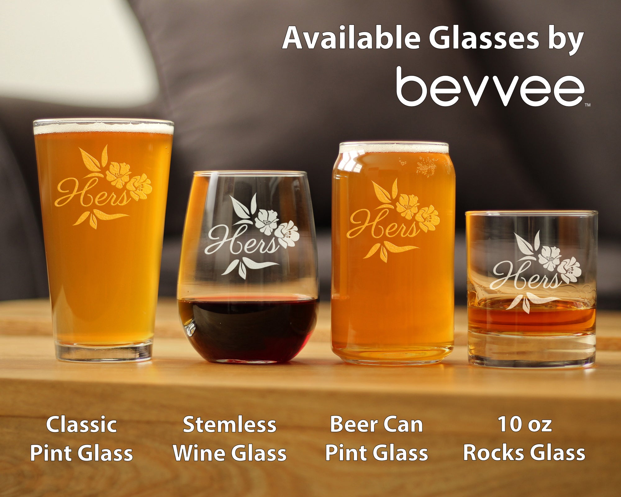 Personalized Beer Glasses - Classic