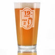 19th Hole Sign - 16 Ounce Pint Glass