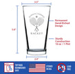 Causing a Racket - 16 Ounce Pint Glass