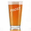 Prost - German Cheers - Fun Pint Glasses for Beer - Germany Themed Party Decor for Men and Women - 16 oz Large Mug
