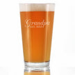 Grandpa Est. 2023 - Decorative - 16 Ounce Pint Glass