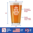 Make 40 Look Good - Funny 16 oz Pint Glass for Beer - 40th Birthday Gifts for Men or Women Turning 40 - Bday Party Decor