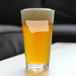 Montana State Outline Pint Glass for Beer - State Themed Drinking Decor and Gifts for Montanan Women & Men - 16 Oz Glasses