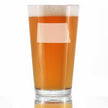 North Dakota State Outline Pint Glass for Beer - State Themed Drinking Decor and Gifts for North Dakotan Women & Men - 16 Oz Glasses