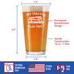RV Having Fun Yet - Pint Glass for Beer - Fun RV Gifts for Men & Women Who Love Drinking & Camping - 16 oz
