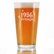 Vintage 1956 - Pint Glass for Beer - 70th Birthday Gifts for Men or Women Turning 70 - Fun Bday Party Decor - 16 oz