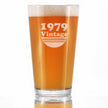 Vintage 1979 - Pint Glass for Beer - 47th Birthday Gifts for Men or Women Turning 47 - Fun Bday Party Decor - 16 oz
