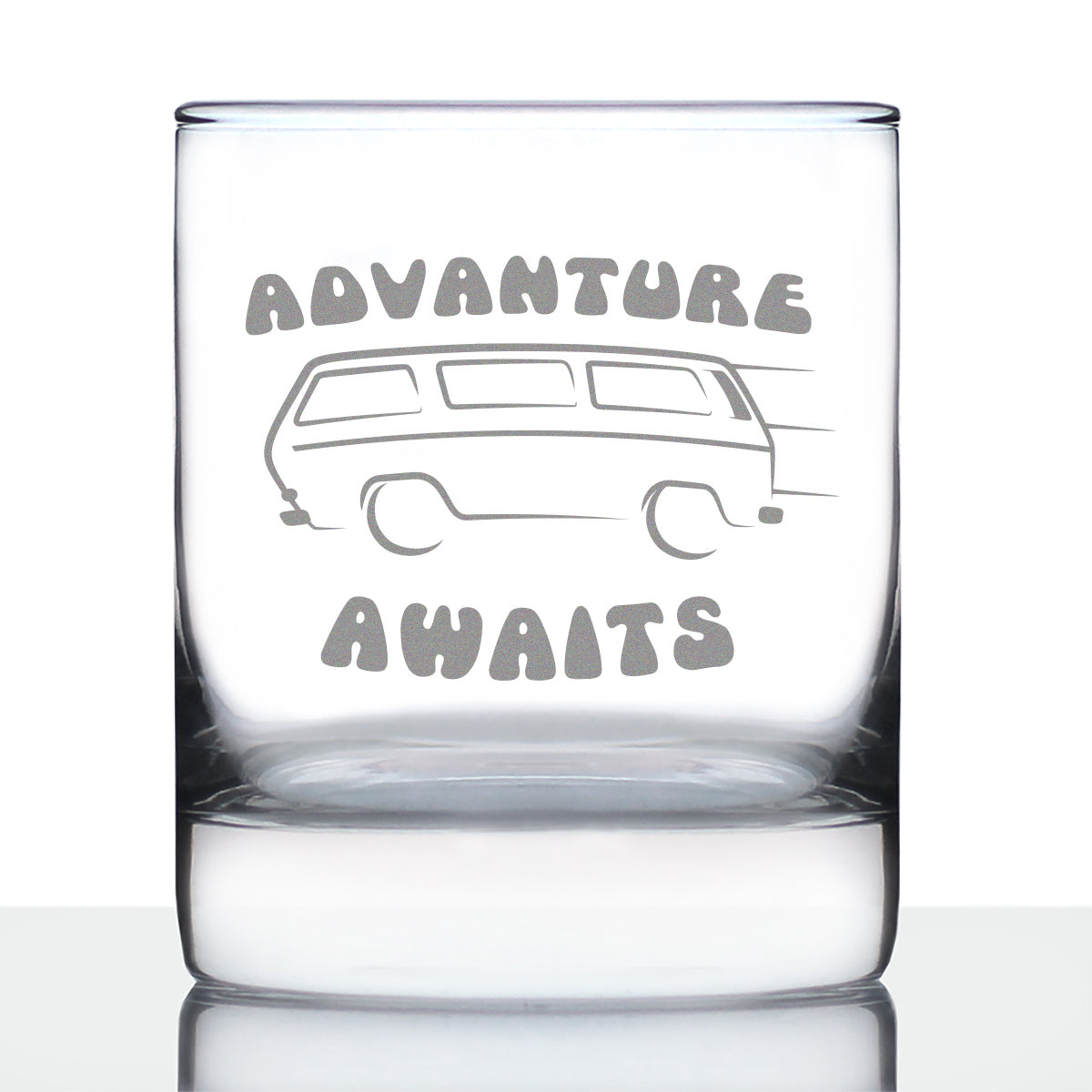 Advanture Awaits - 10 Ounce Rocks Glass