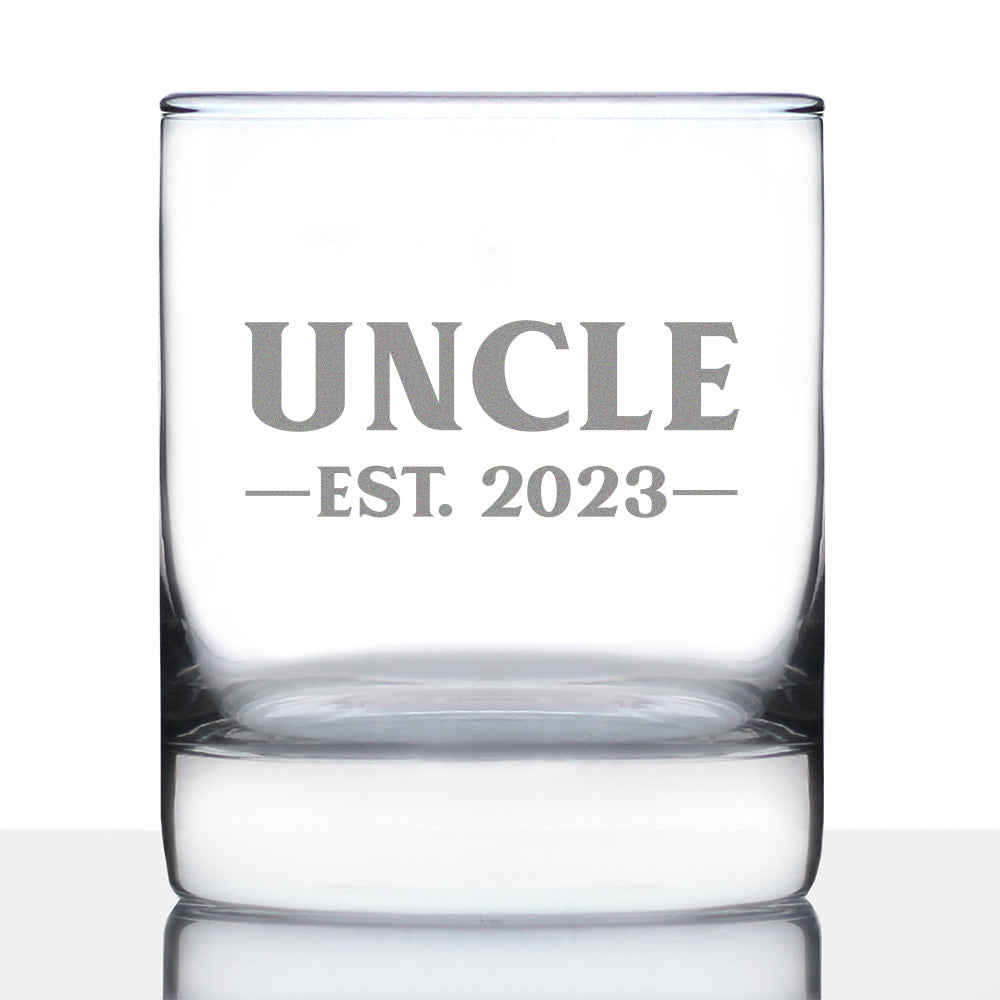 Uncle Est. 2023 -  Bold - 10 Ounce Rocks Glass