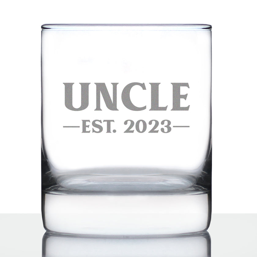 Uncle Est. 2023 -  Bold - 10 Ounce Rocks Glass