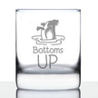 Bottoms Up - 10 Ounce Rocks Glass
