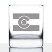 Colorado Flag - 10 Ounce Rocks Glass