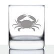 Crab - Cute Nautical Theme Gifts for Beach House - 10 Ounce Rocks Glass