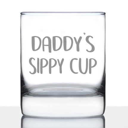 Daddy's Sippy Cup - 10 Ounce Rocks Glass
