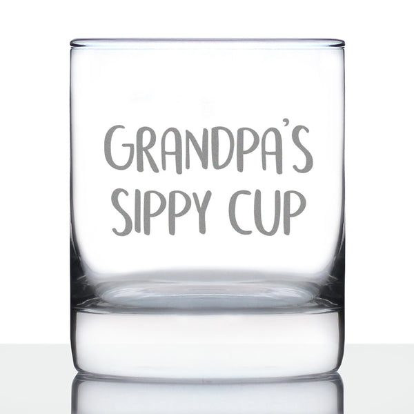 Fun Grandpa - Funny Beer Can Pint Glass Glass Gift for Grandfathers - -  bevvee