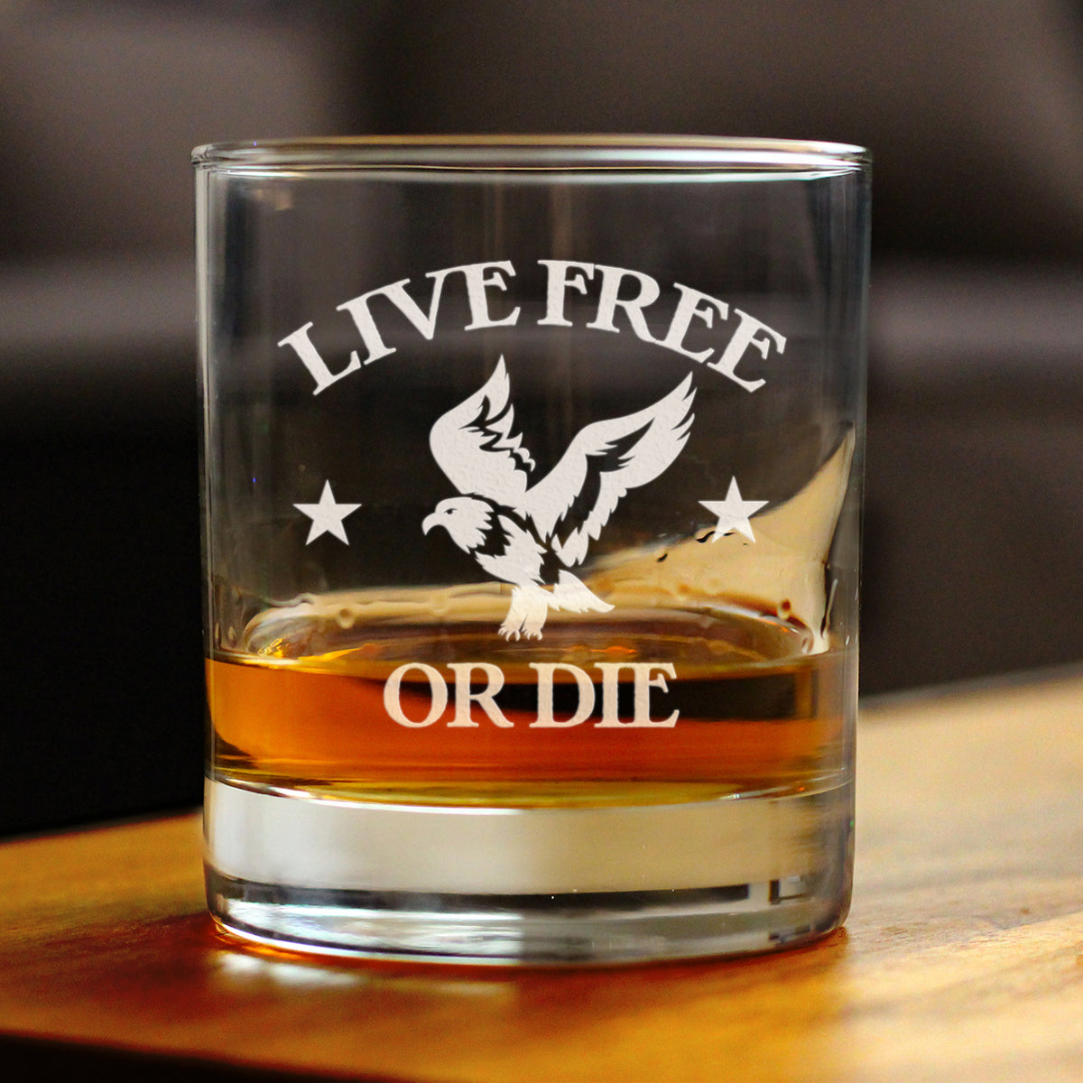 Live Free or Die - 10 Ounce Rocks Glass