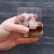 Michigan State Outline Whiskey Rocks Glass - State Themed Drinking Decor and Gifts for Michigander Women & Men - 10.25 Oz Whisky Tumbler Glasses