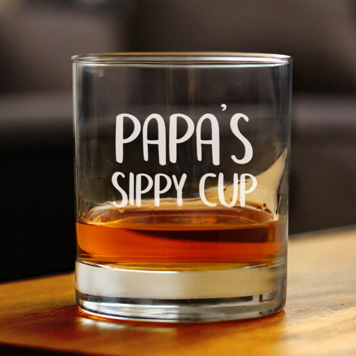 Papa&#39;s Sippy Cup - 10 Ounce Rocks Glass