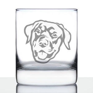 Shih Tzu Face Whiskey Rocks Glass - Unique Dog Themed Decor and Gifts -  bevvee