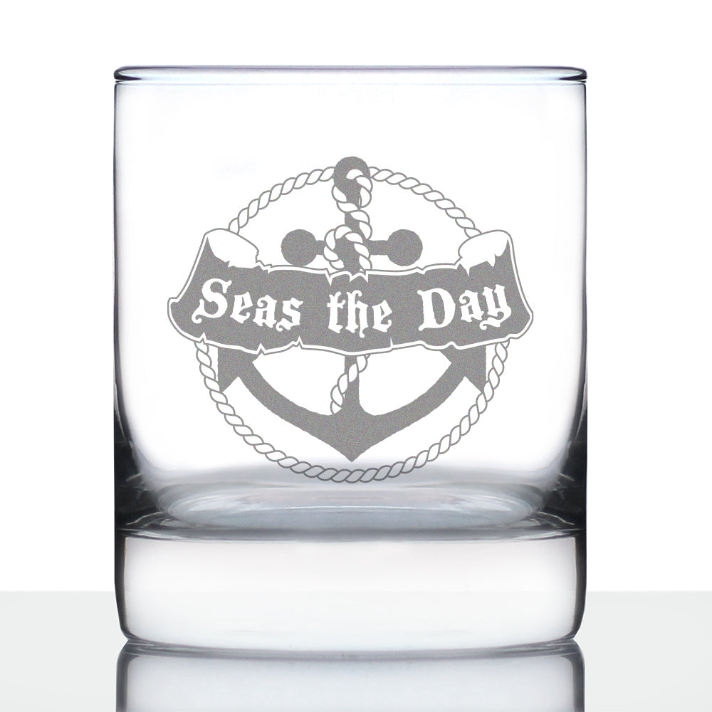 Seas the Day - 10 Ounce Rocks Glass